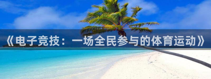 乐鱼电竞：《电子竞技：一场全民参与的体育运动》