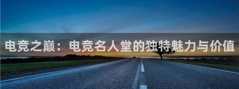 乐鱼电竞官网：电竞之巅：电竞名人堂的独特魅力与价值