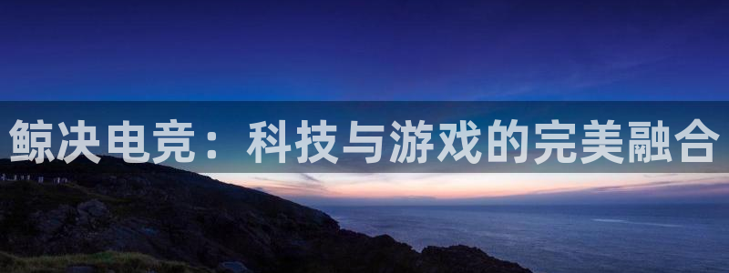 乐鱼电竞英雄联盟app官方：鲸决电竞：科技与游戏的完美融合