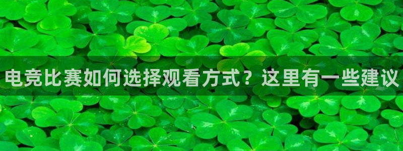 乐鱼电竞平台：电竞比赛如何选择观看方式？这里有一些建议